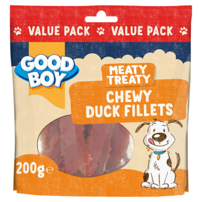 Meaty Treaty Chewy Duck Fillets Value Pack 200g thumbnail 2