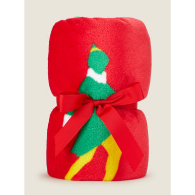 Red Elf Supersoft Christmas Throw thumbnail 3