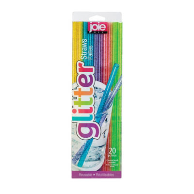 Joie Glitter Straws 20 Pack