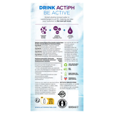Alkaline Ionised Water 6 x 600ml thumbnail 4