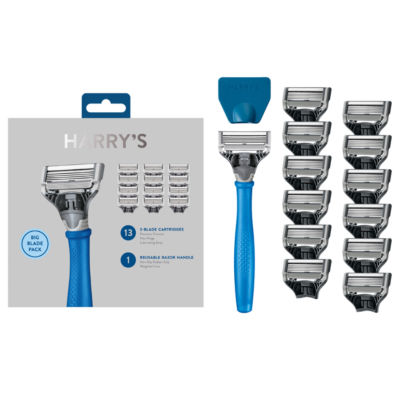 Men's Indigo Blue 5 Blade Razor + 10 Blades thumbnail 2