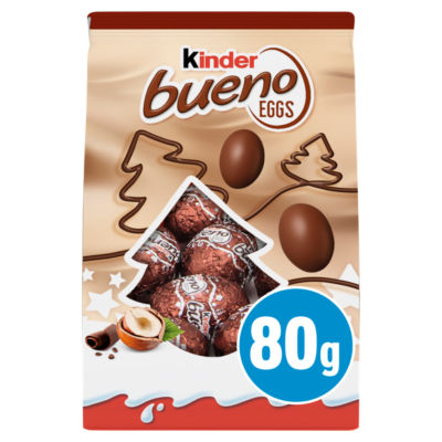 Bueno Milk Chocolate & Hazelnut Mini Easter Eggs Bag 80g thumbnail 2