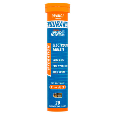 Endurance Orange Flavour Electrolyte Effervescent Tablets 20 x 4g thumbnail 2