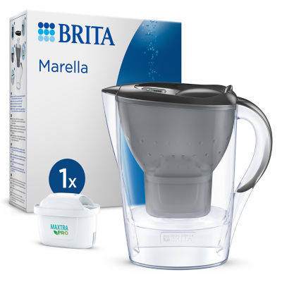 BRITA Marella Water Filter Jug - 2.4L Grey thumbnail 2