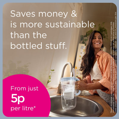 BRITA Marella Water Filter Jug - 2.4L Grey thumbnail 5