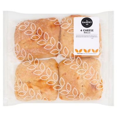 The BAKERY at ASDA 4 Cheese Rolls