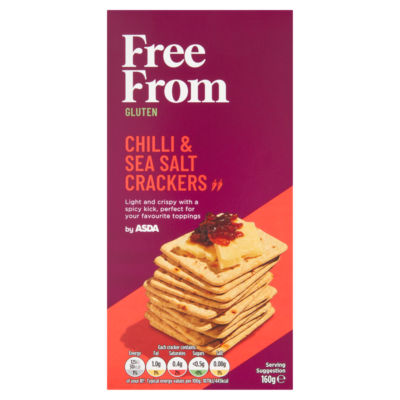 Chilli & Sea Salt Crackers 160g thumbnail 2
