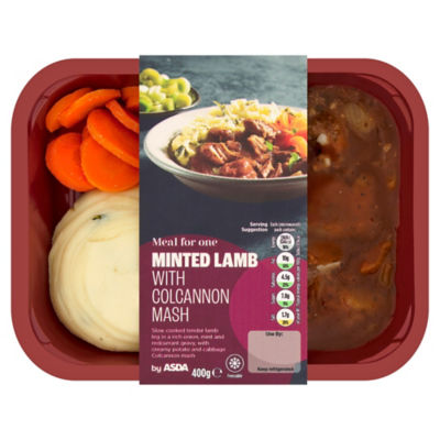 ASDA Minted Lamb & Colcannon Mash Meal for One 400g