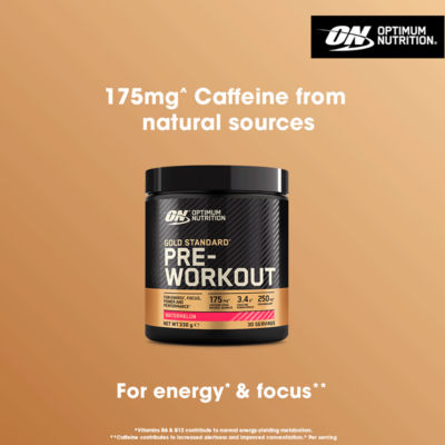 Gold Standard Pre-Workout Powder, Watermelon Flavour, 30 servings, 330g thumbnail 3