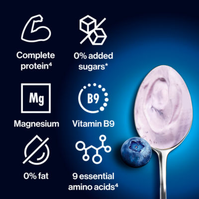 15g High Protein Blueberry Yoghurt with Magnesium & Vitamin B9 160g thumbnail 3