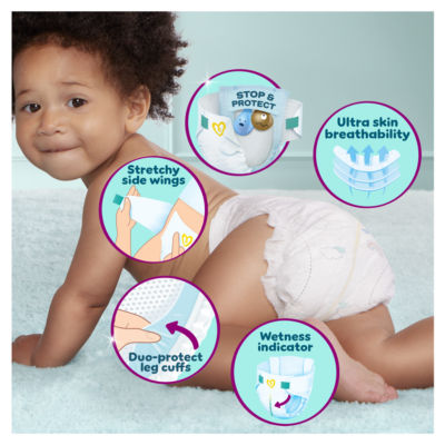 Premium Protection Size 5, 32 Baby Nappies, 11kg-16kg, Essential Pack thumbnail 4