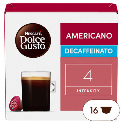 Dolce Gusto Americano Decaffeinato Coffee Pods x16 (16 Servings) thumbnail 2