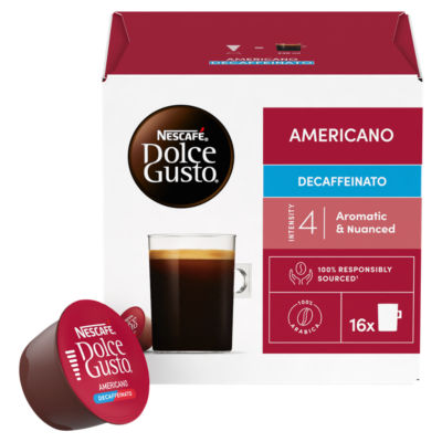 Dolce Gusto Americano Decaffeinato Coffee Pods x16 (16 Servings) thumbnail 3