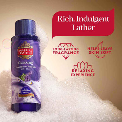 Relaxing Lavender & Wild Iris Bath Soak 850ml thumbnail 4