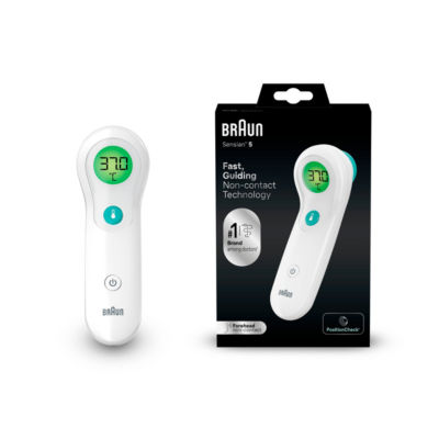 Sensian™ 5 Forehead non-contact thermometer | Positioning Guidance | Colour-Coded Digital Display | 2 second measurement | Baby and Child Friendly | #1 Brand among doctors1 | BNT300 thumbnail 3