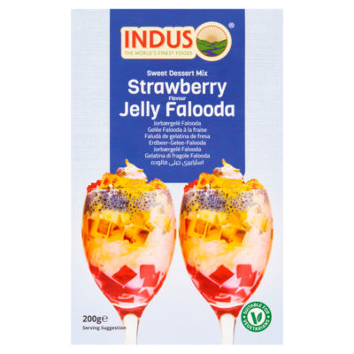 Sweet Dessert Mix Strawberry Flavour Jelly Falooda 200g thumbnail 2