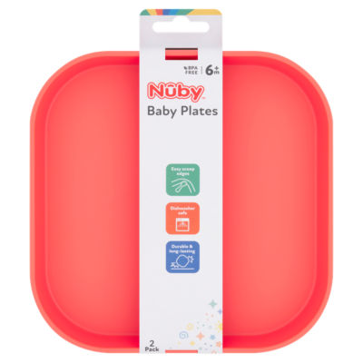 2 Baby Plates 6+m thumbnail 2