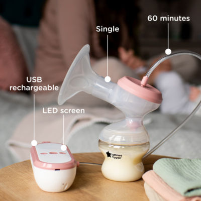 Single Electric Breast Pump, Portable, Quiet, Massage and Express thumbnail 4