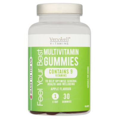 Vitamins Multivitamin Gummies Apple Flavour 30 Gummies thumbnail 2