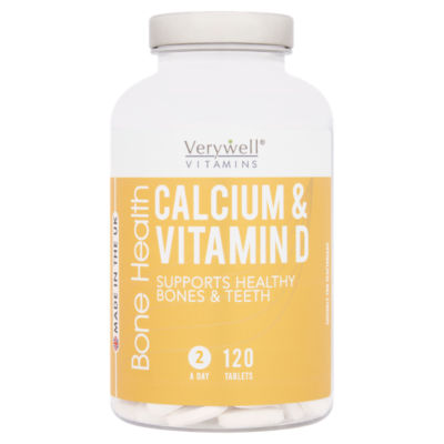 Vitamins Bone Health Calcium & Vitamin D 120 Tablets thumbnail 2