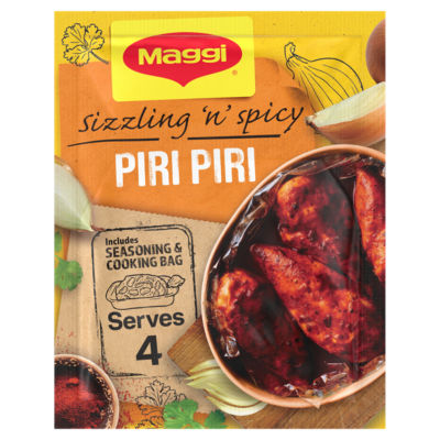 Juicy Sizzling and Spicy Piri Piri Chicken Recipe Mix 27g thumbnail 2