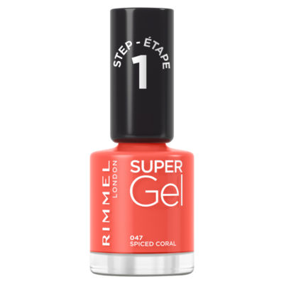 Super Gel Long Lasting Gel-Like Nail Polish 047 Spiced Coral 12ml thumbnail 2