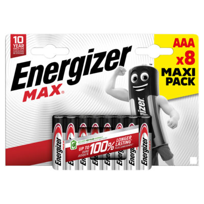Max AAA Batteries, Alkaline, 8 Pack thumbnail 2