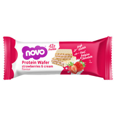 Protein Wafer Strawberries and Cream Flavour 40g thumbnail 2