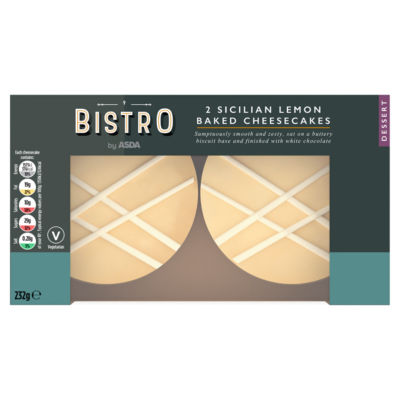 2 Sicilian Lemon Baked Cheese Cakes 232g thumbnail 2