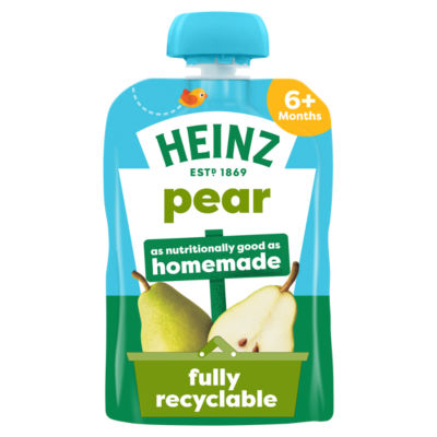 By Nature Pear Baby Food Fruit Pouch 6+ Months 100g thumbnail 2