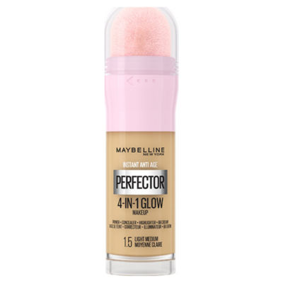 Maybelline Glow Primer, Instant Anti Age Perfector 4-In-1 Glow Makeup 1.5 Light Medium, 20ml thumbnail 2