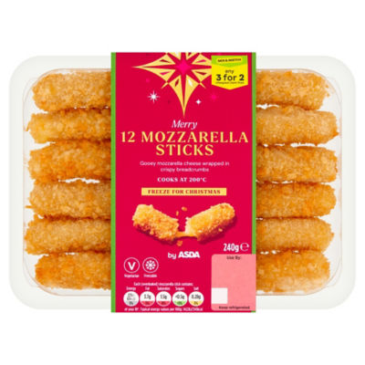 Merry 12 Mozzarella Sticks 240g thumbnail 2