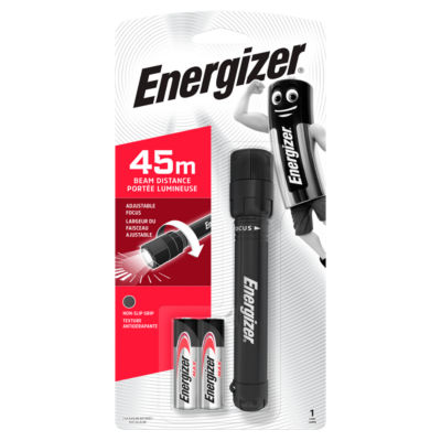 X-Focus Compact Handheld LED Torch, 2AA