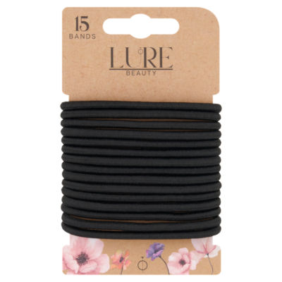 15 Wide Snagfree Bands Black thumbnail 2