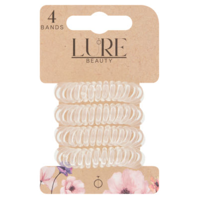 4 Bands Hair Hoops Clear