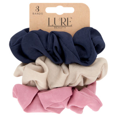 3 Bands Satin Scrunchies