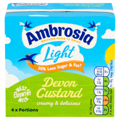 Light Low Fat & Reduced Sugar Custard Dessert Carton 500g thumbnail 3