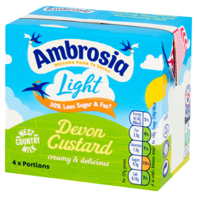 Light Low Fat & Reduced Sugar Custard Dessert Carton 500g thumbnail 4