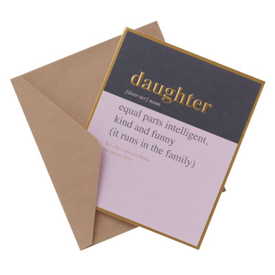 Daughter Birthday Card