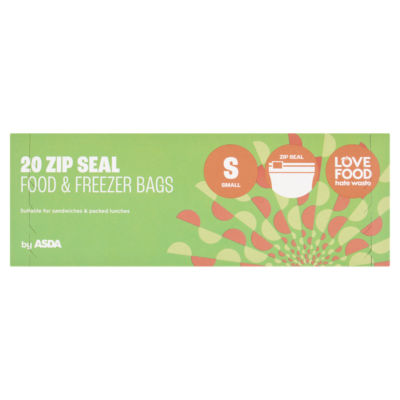 20 Small Zip Seal Food & Freezer Bags thumbnail 2
