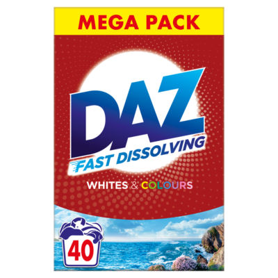 Washing Powder 2.4 kg 40 Washes, Whites & Colours
