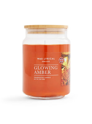 Large Jar Glowing Amber thumbnail 2