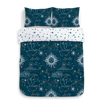 Celestial Cotton Rich Reversible Duvet Set - Single thumbnail 5