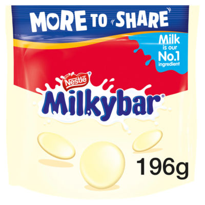 Giant Buttons White Chocolate Sharing Bag 176g