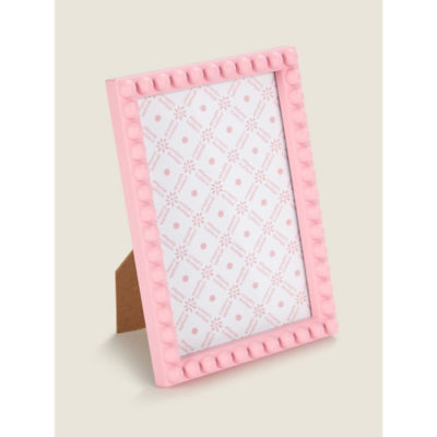 Pink Beaded Frame 6 x 4 Inch