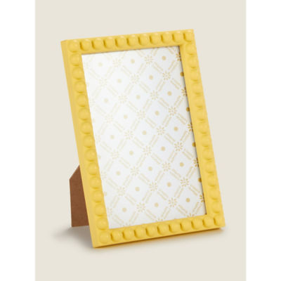 Yellow Injection Beaded Frame 6 x 4 Inch