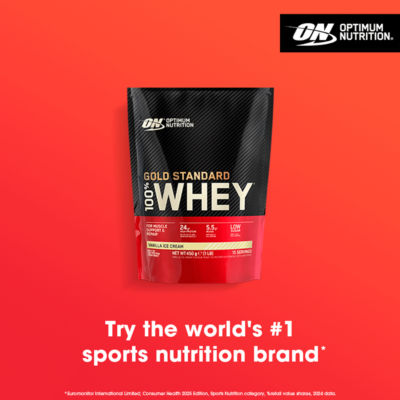 Gold Standard Whey Protein Powder, Vanilla Ice Cream Flavour, 15 servings, 450g thumbnail 4