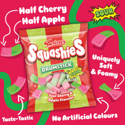 Squashies Sour Cherry & Apple 140g thumbnail 3