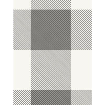 Grey Check Cotton Rich Reversible Duvet Set - Single thumbnail 6