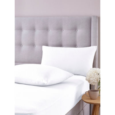 White Brushed Cotton Fitted Sheet - King thumbnail 2